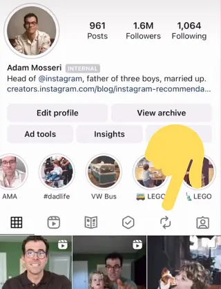 Instagram repost