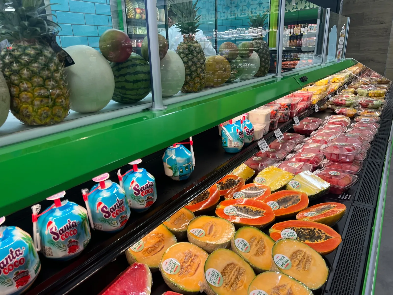 Goods at La Fruteria section of Vallarta supermarket