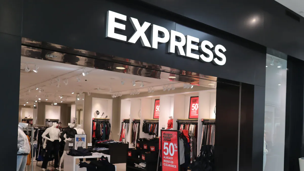 The exterior of an Express clothing store is seen on January 22, 2020 in Plantation, Florida.