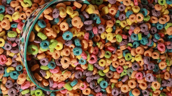 Froot Loops are on display