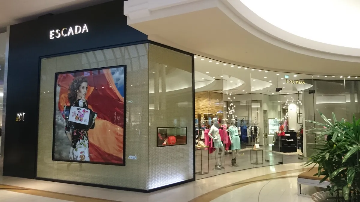 Escada storefront, Chadstone