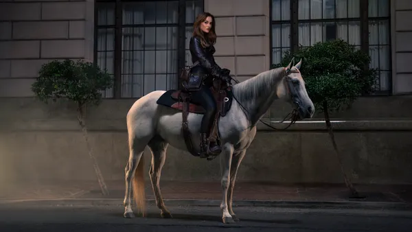 Leighton Meester as Lady Godiva for a Godiva campaign