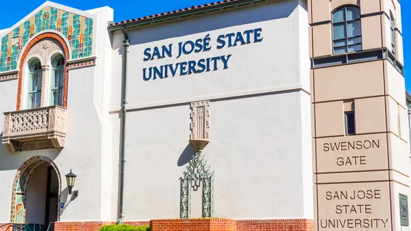 A building on San José State University's campus.