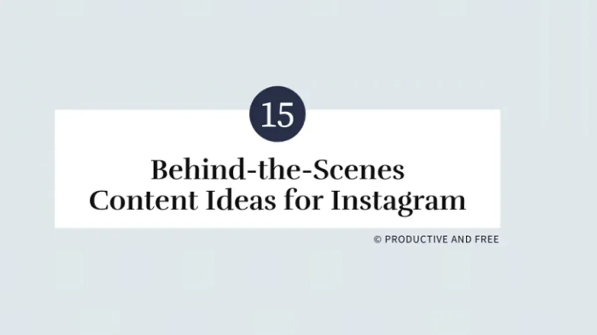 15 Instagram content ideas