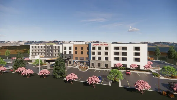 Rendering of a hotel