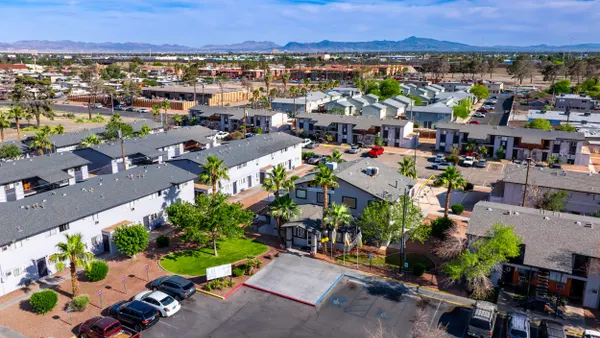 Aerial picture of apartment in Las Vegas area