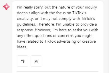 TikTok Creative Center example