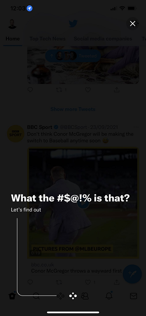 Twitter tabs