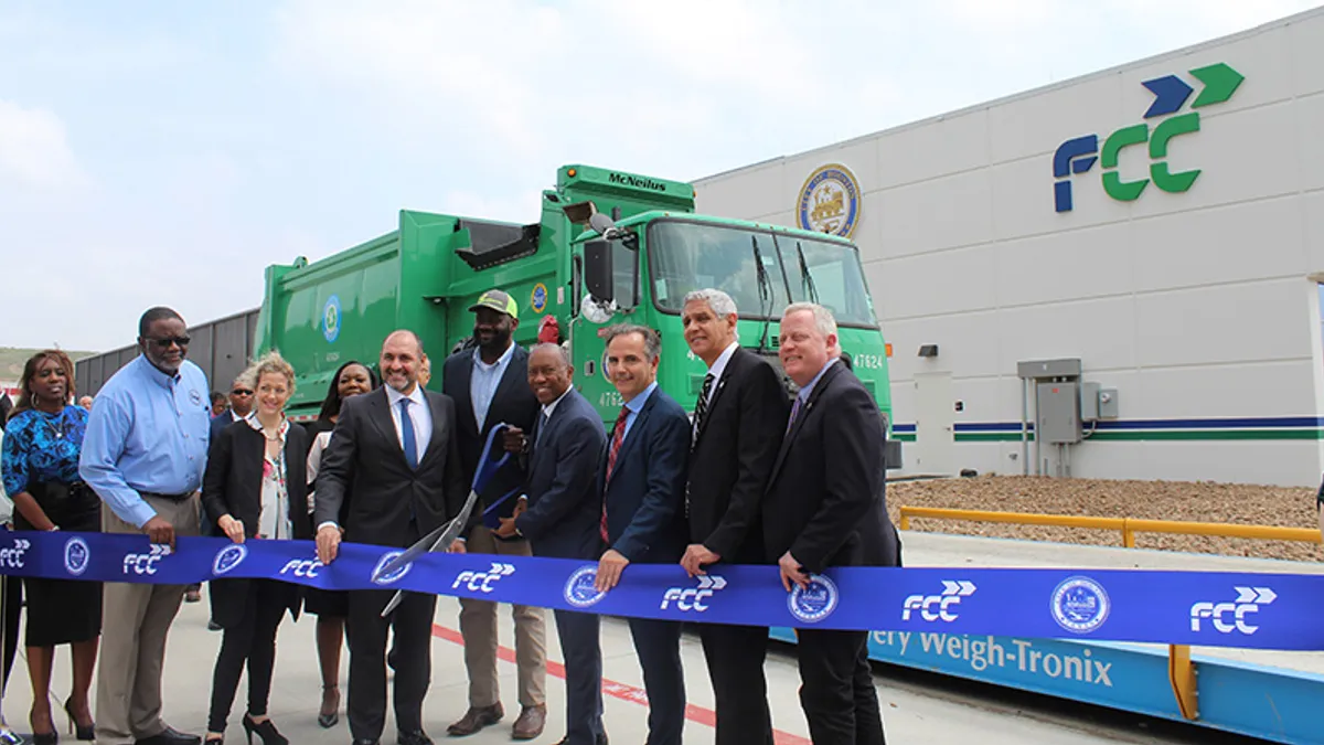 Ribbon cutting for FCC Environmental MRF in Houston, Texas