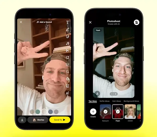 Snapchat update