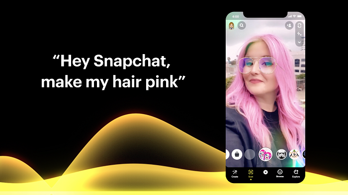 Snapchat voice scan