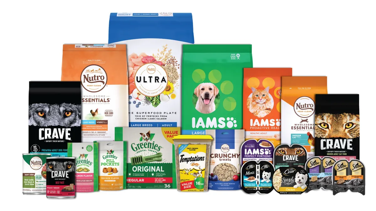 Mars Petcare brand packaging