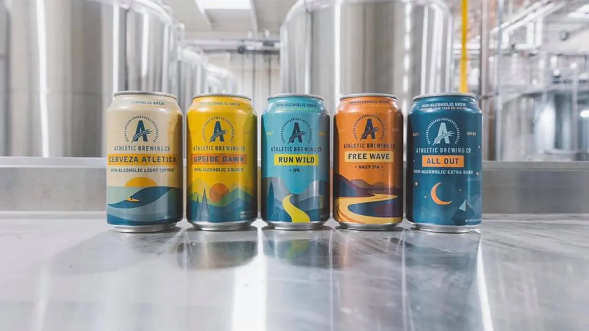 Athletic Brewing nonalcoholic beers