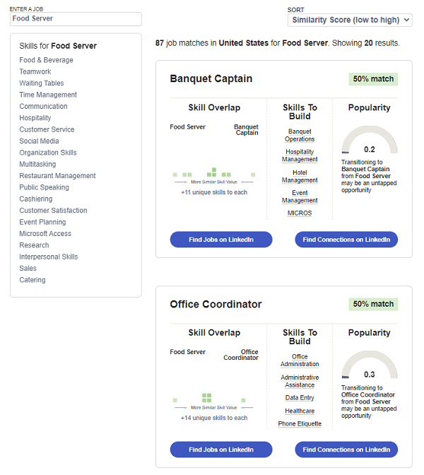 LinkedIn Career Explorer