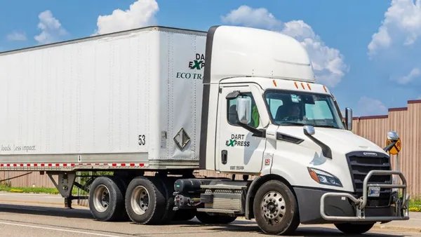 Dart Express truck and trailer