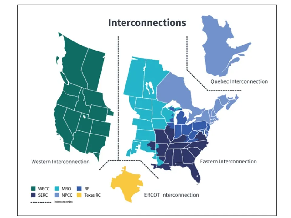 U.S. transmission interconnections