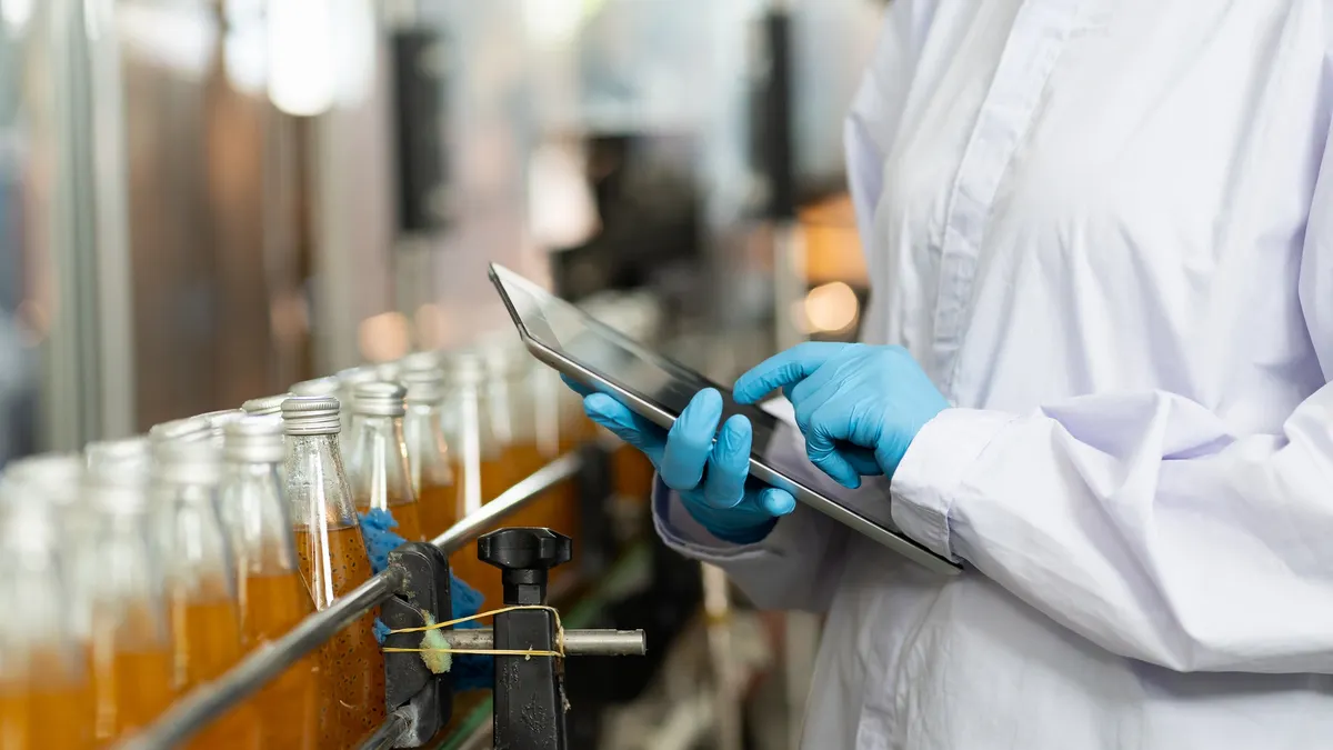 Manufacturing Worker At Assembly Line