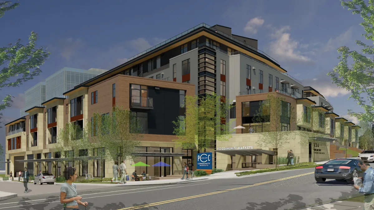 Rendering of PCC Community Markets store in Kirkland, Washington