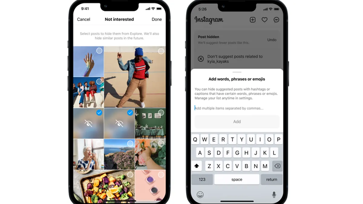 Instagram suggested posts