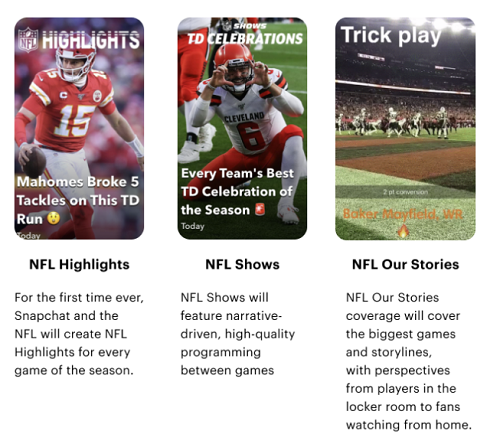 Snapchat NFL
