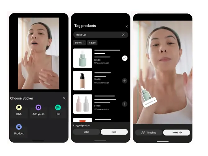 YouTube Shorts Product Tags