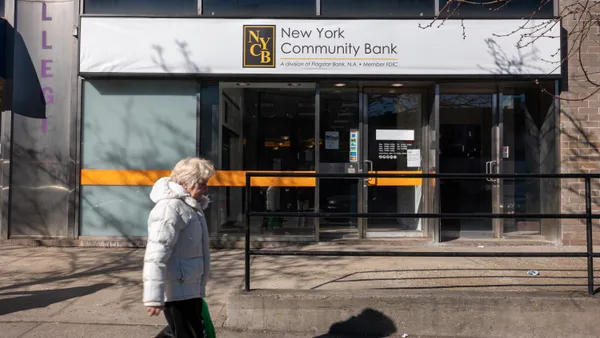 A New York Community Bank branch location is shown