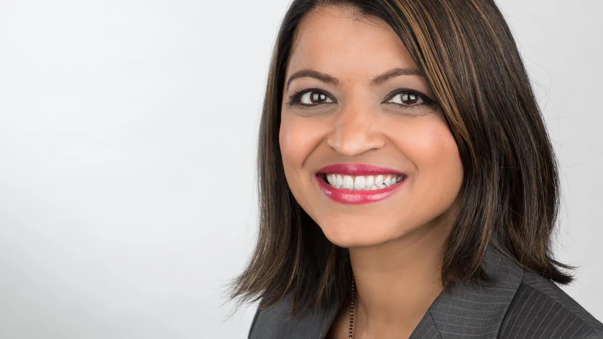 A headshot of Kinnari Patel, president and COO of Rocket Pharmaceuticals