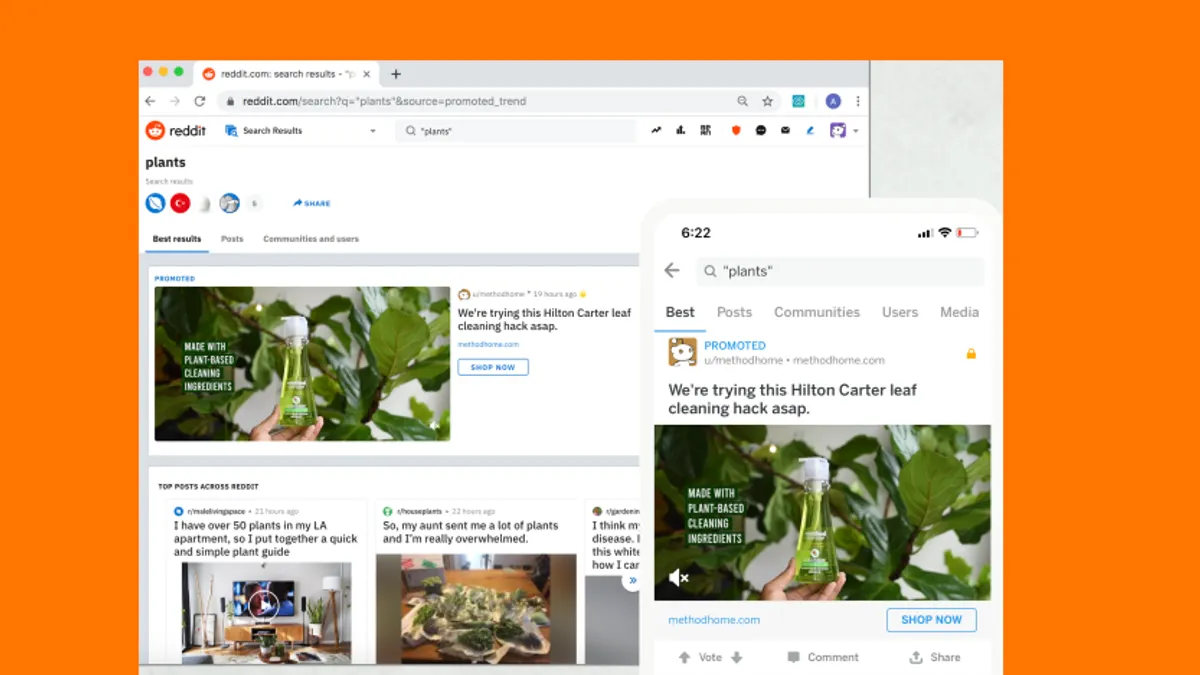 Reddit Trending Takeover Ads