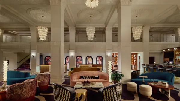Lobby of a hotel
