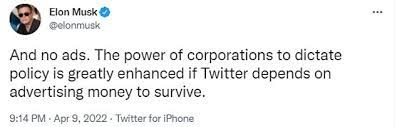 Elon Musk tweet 