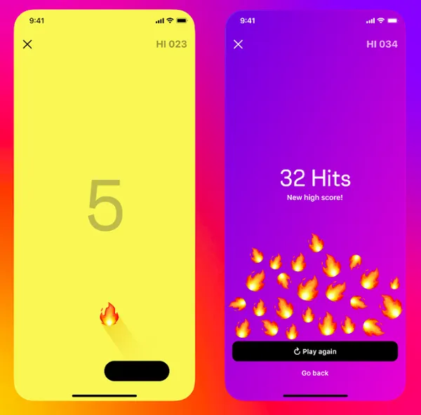 Instagram Emoji Pong