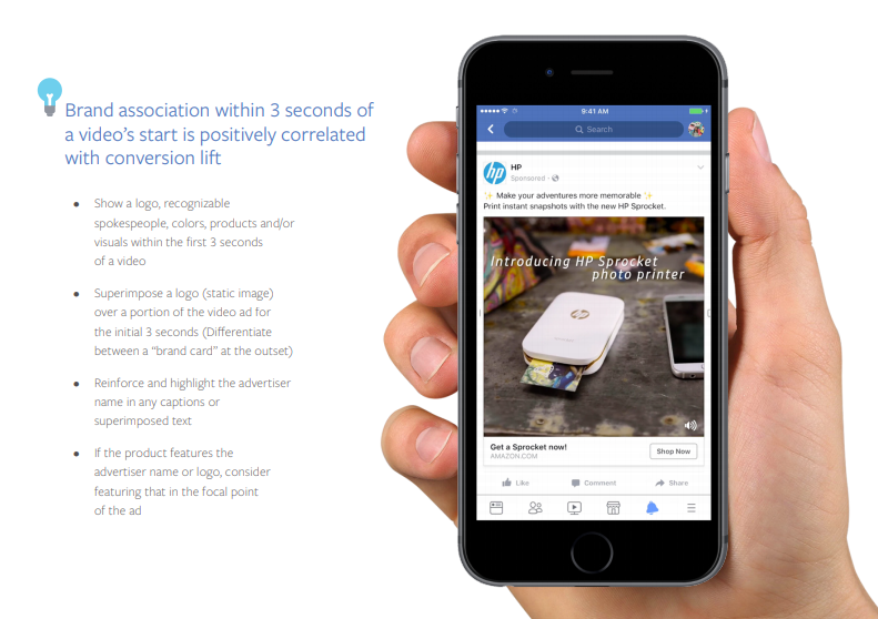 An image from Facebook's new ad guide