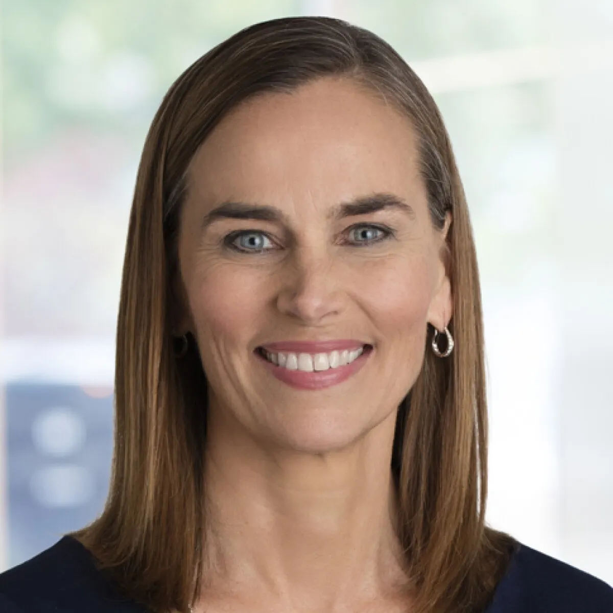 A headshot of Leeny Oberg, Marriott International's CFO