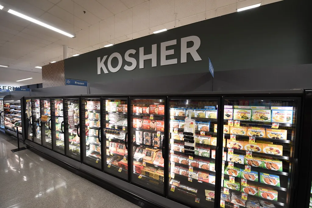 Kosher frozen section at Brooklyn Stop & Shop location