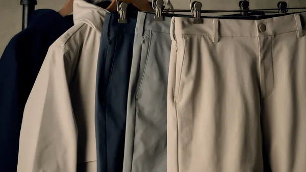 Dockers' signature products of khakis and chinos.