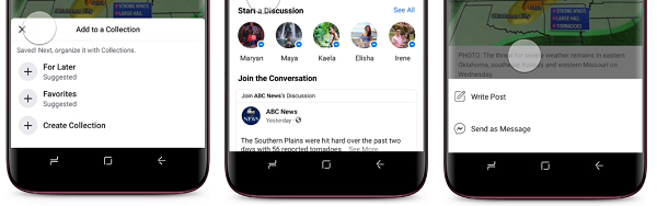 Facebook IA functions