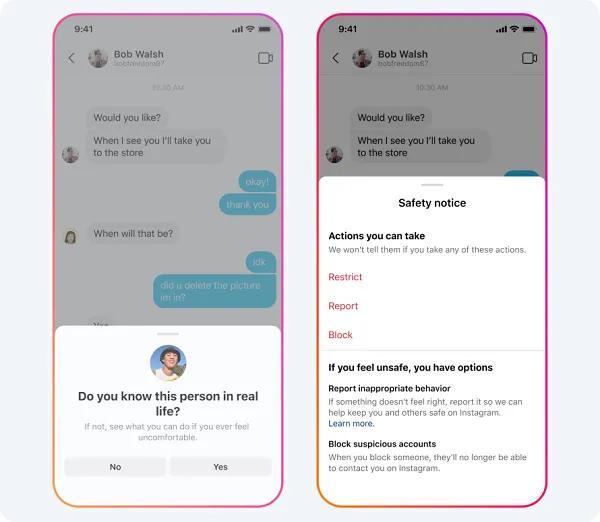 Meta teen safety update