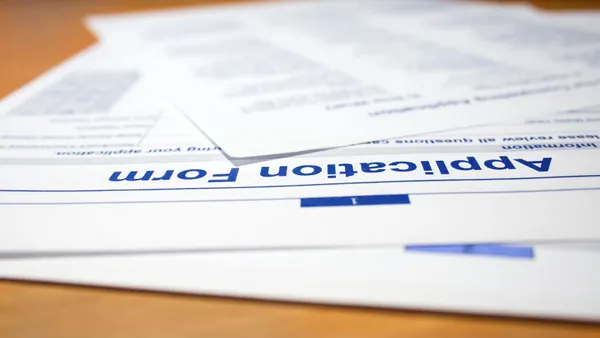 Job application form