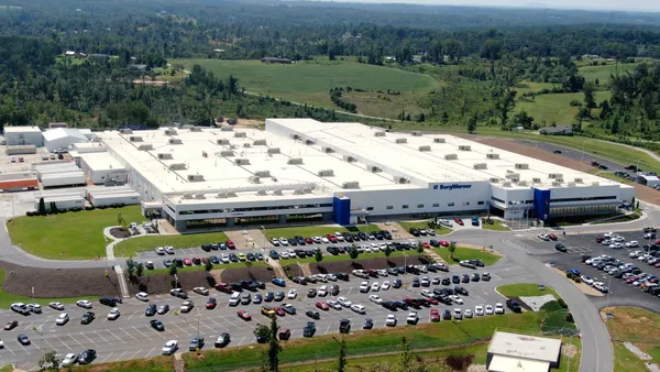 An aerial view of BorgWarner's Seneca, South Carolina facility.