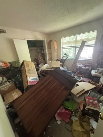 A messy room at Cadence at Bluff Park