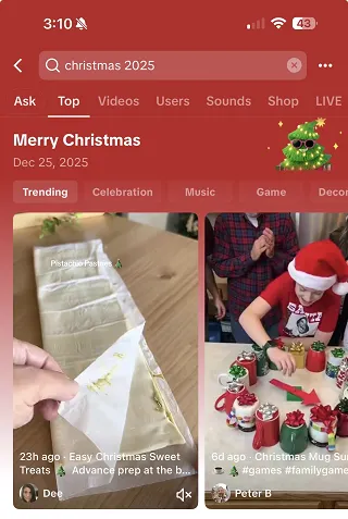 TikTok Christmas