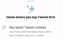 Twitter Sparkle setting