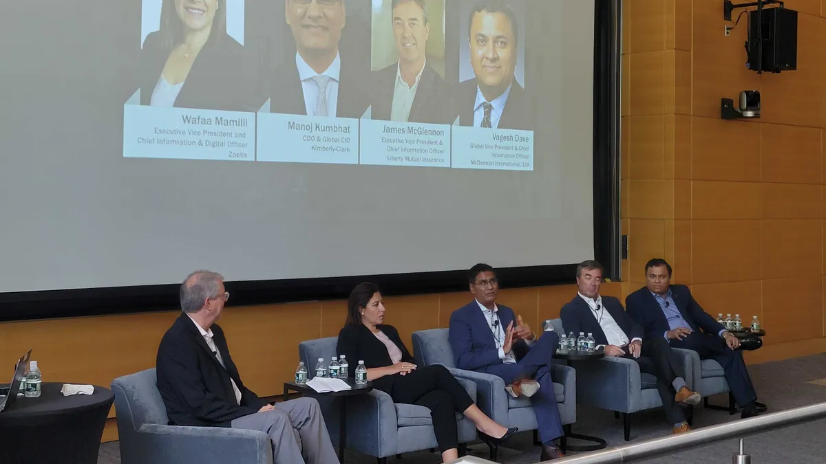 Experts speak at MIT CIO Symposium 2022.