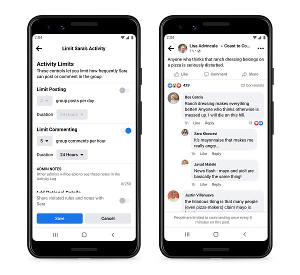 Facebook Groups update
