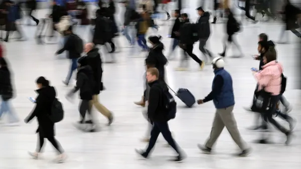 New York City workers commute