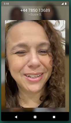 WhatsApp video focus
