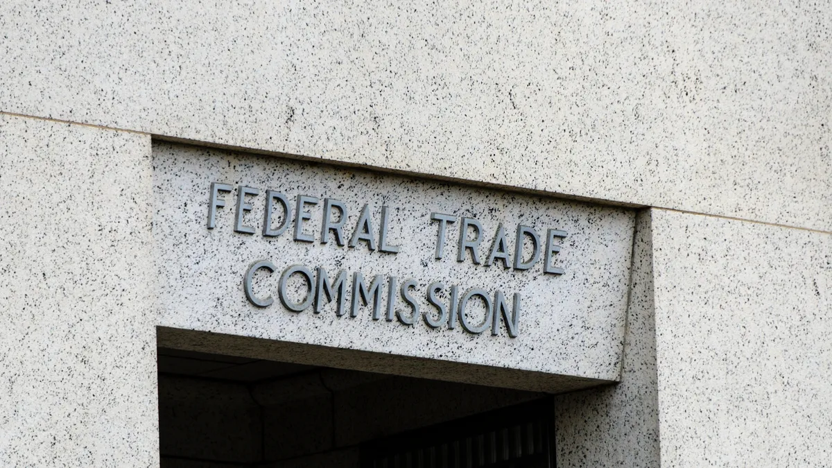 Facade of Federal Trade Commission building.