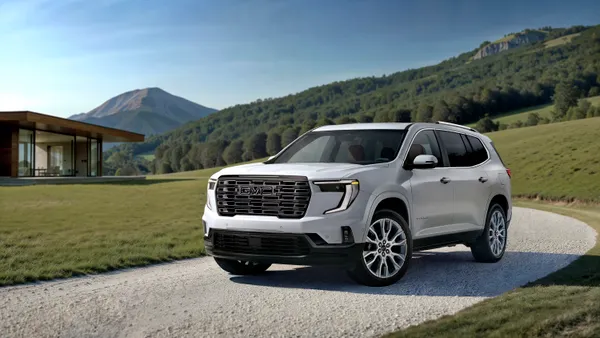 An exterior photo of the 2026 GMC Acadia Denali Ultimate.