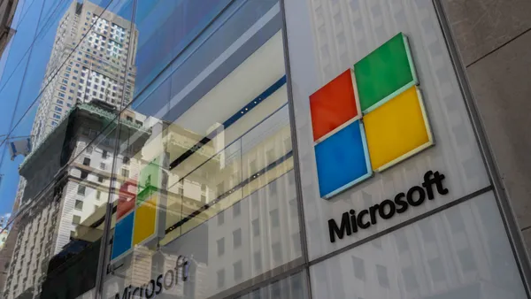 View of Microsoft store in NYC, July 2024