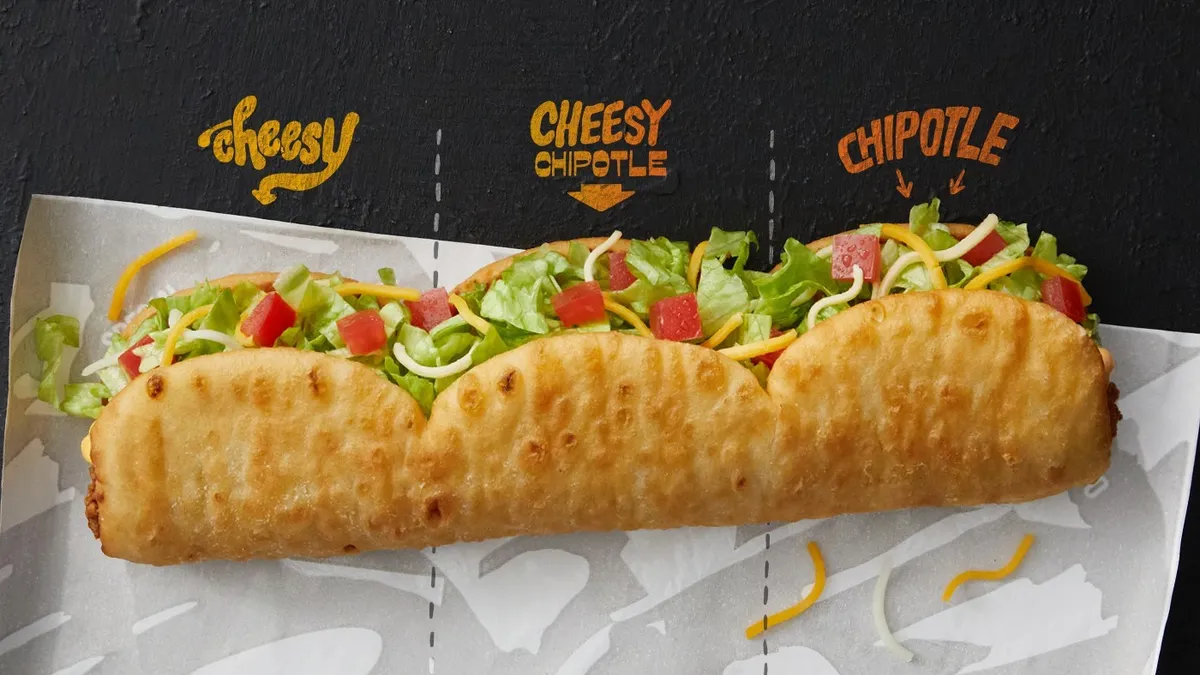 A promotional still of Taco Bell's new Triplelupa menu item that will be available for a limited time starting March 12, 2020